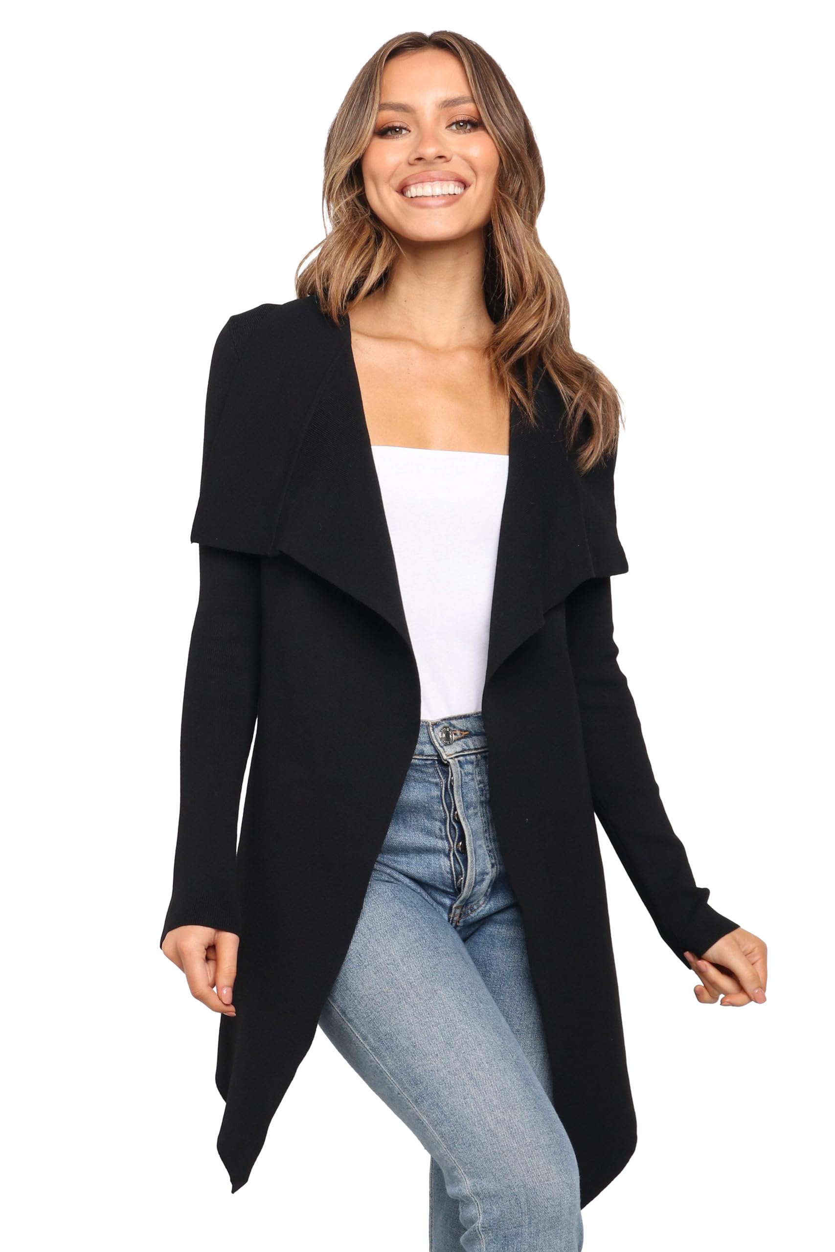 Petal Pup Womens Zimmer Cardigan Black