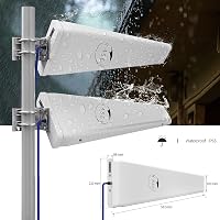 Kaser LPDA 5G/4G LTE Mimo Antenna 12dBi TS9 Adapter 10m Kábellel 2