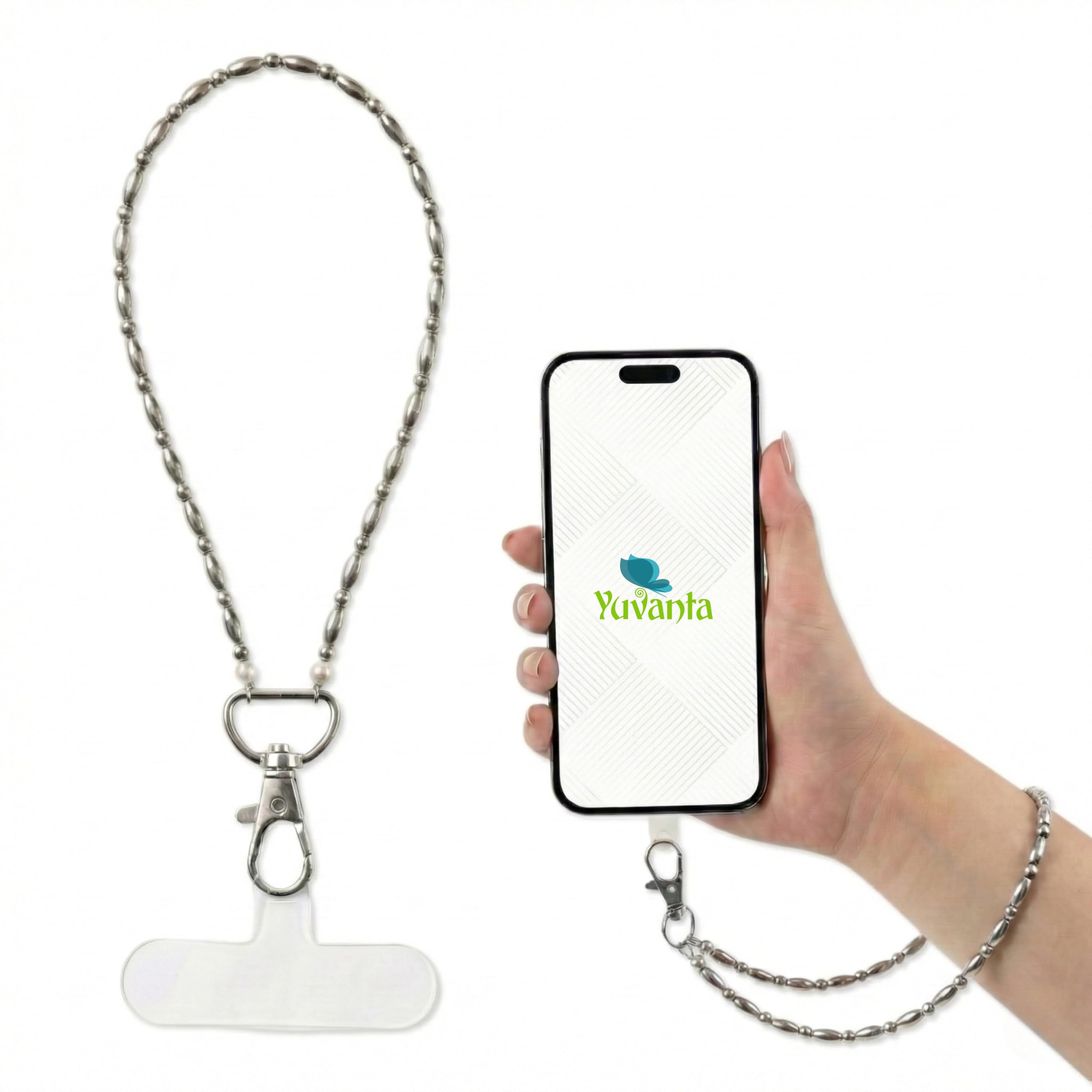 Handmade Beaded Phone Wrist Lanyard – 11 Inch Strong Metal Hook, Anti-Drop Wrist Strap for Mobile Cases, Keys & ID Cards, Stylish Lightweight Mobile Wrist Lanyard-image-40