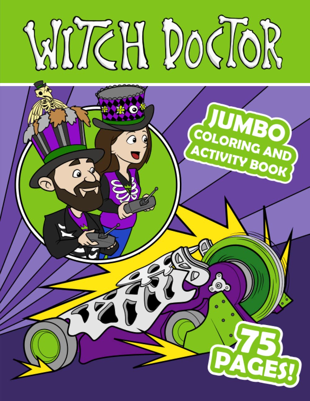 Witch Doctor Jumbo Coloring and Activity Book