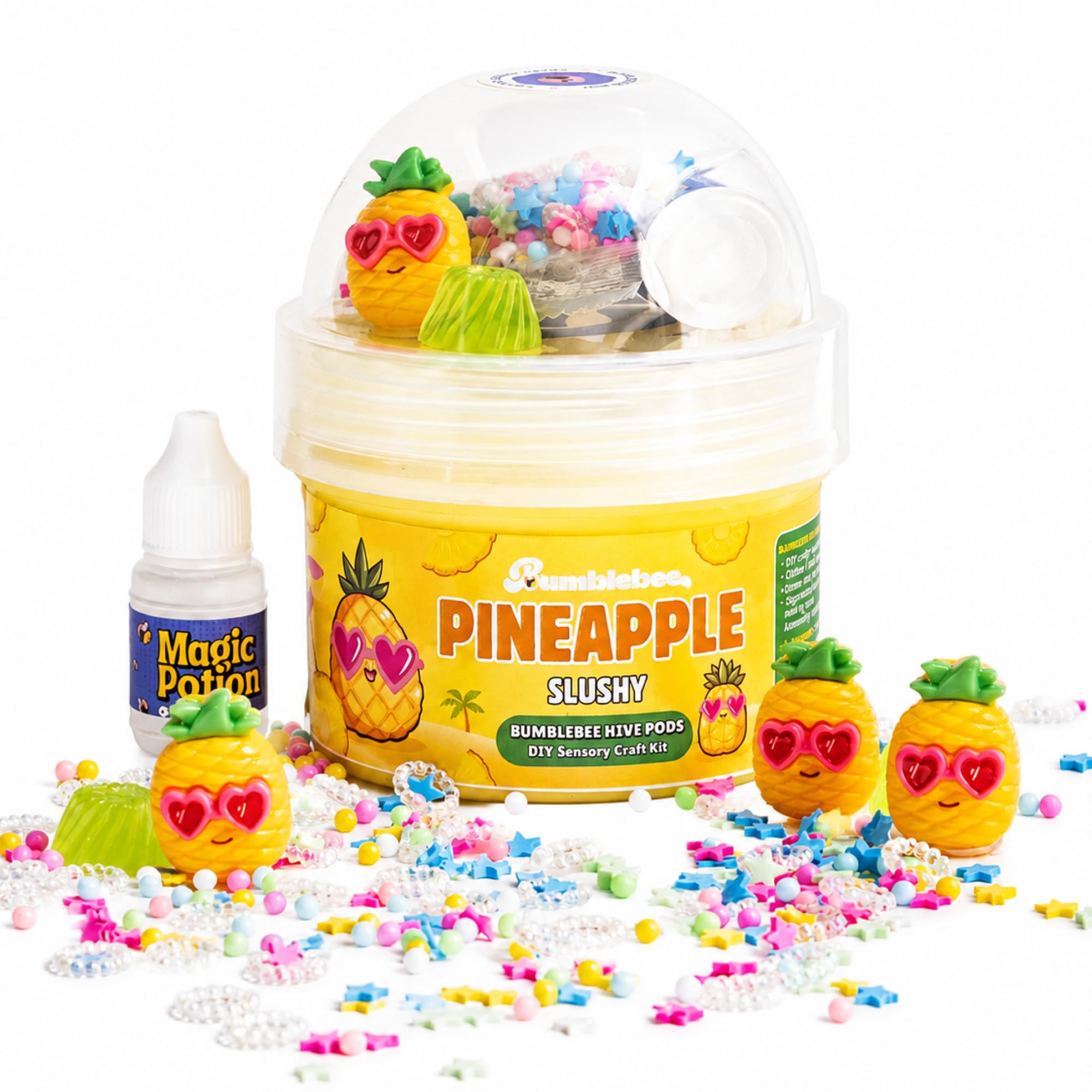 Bumblebee Slime Kit - Gameboy Hivepod for Kids -11