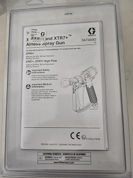 AIRLESS Spray Gun, 7250 PSI, TIP 0.09IN.