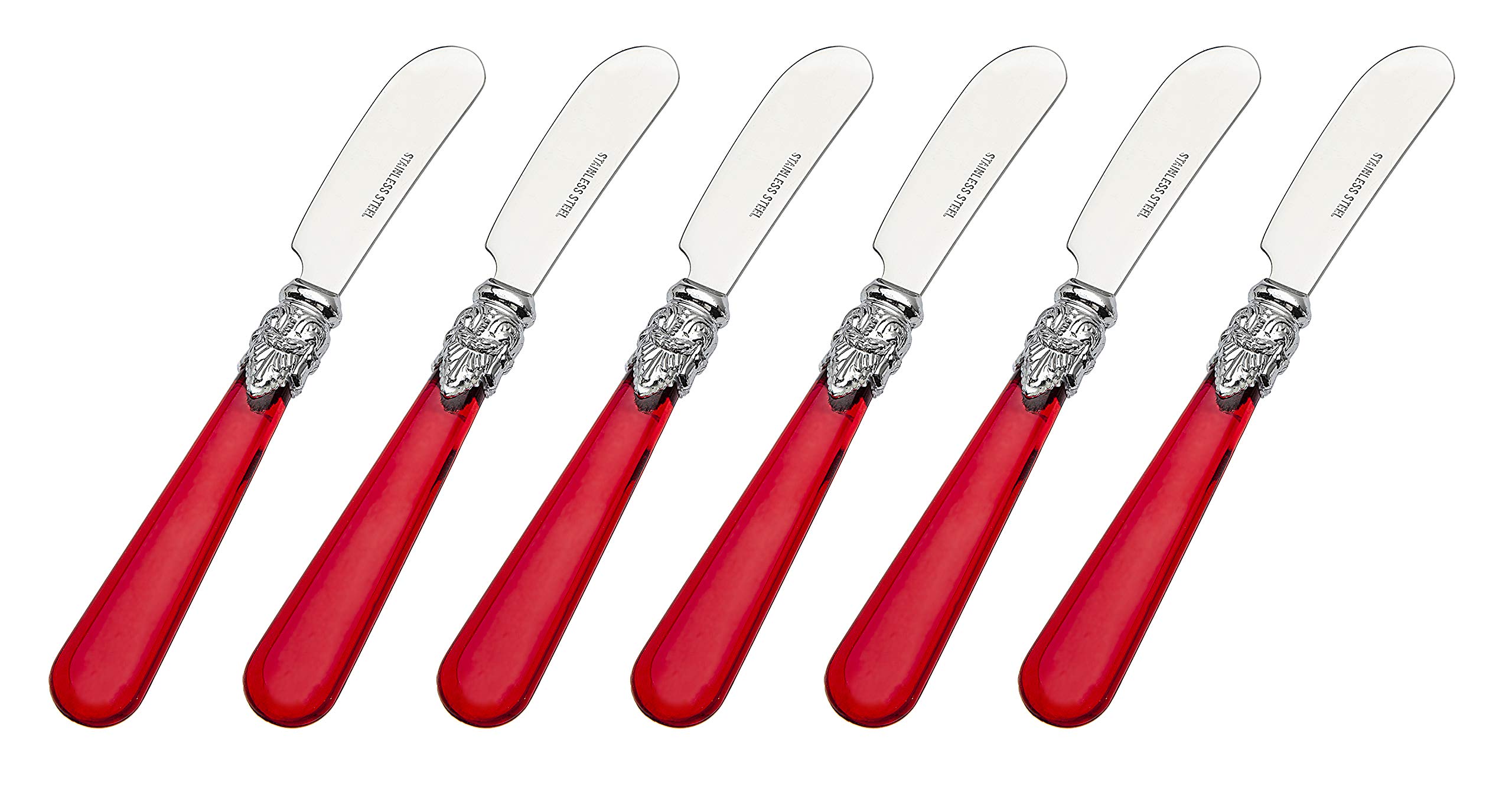 Buy Godinger Butter Knives Spreaders, Cheese Knives Set of 6 Online