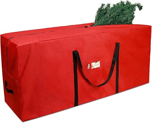 Miniatura 7 de RICHIE Bolsa de almacenamiento para árbol de Navidad de 7.5 pies, se adapta a árboles artificiales de hasta 7 pies, bolsa Oxford 600D para árbol de