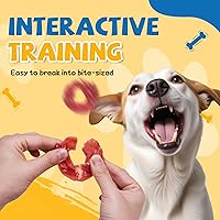 Vista 6 de gazeupon Dog Treats - Anillos de cecina de pato, pechuga de pato natural, recompensas de entrenamiento saludable para perros con glucosamina