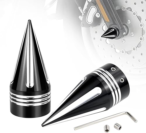 Tuerca de perno de eje delantero para motocicleta, 3.6 pulgadas, CNC para Harley Touring Street Glide Fat Boy Road King Electra Glide Tri Glide Dyna