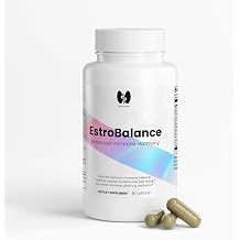EstroBalance Women's Hormone Balance Supplement - Menopause & PMS Support with Black Cohosh, Red Clover & Chasteberry - 60 Capsules