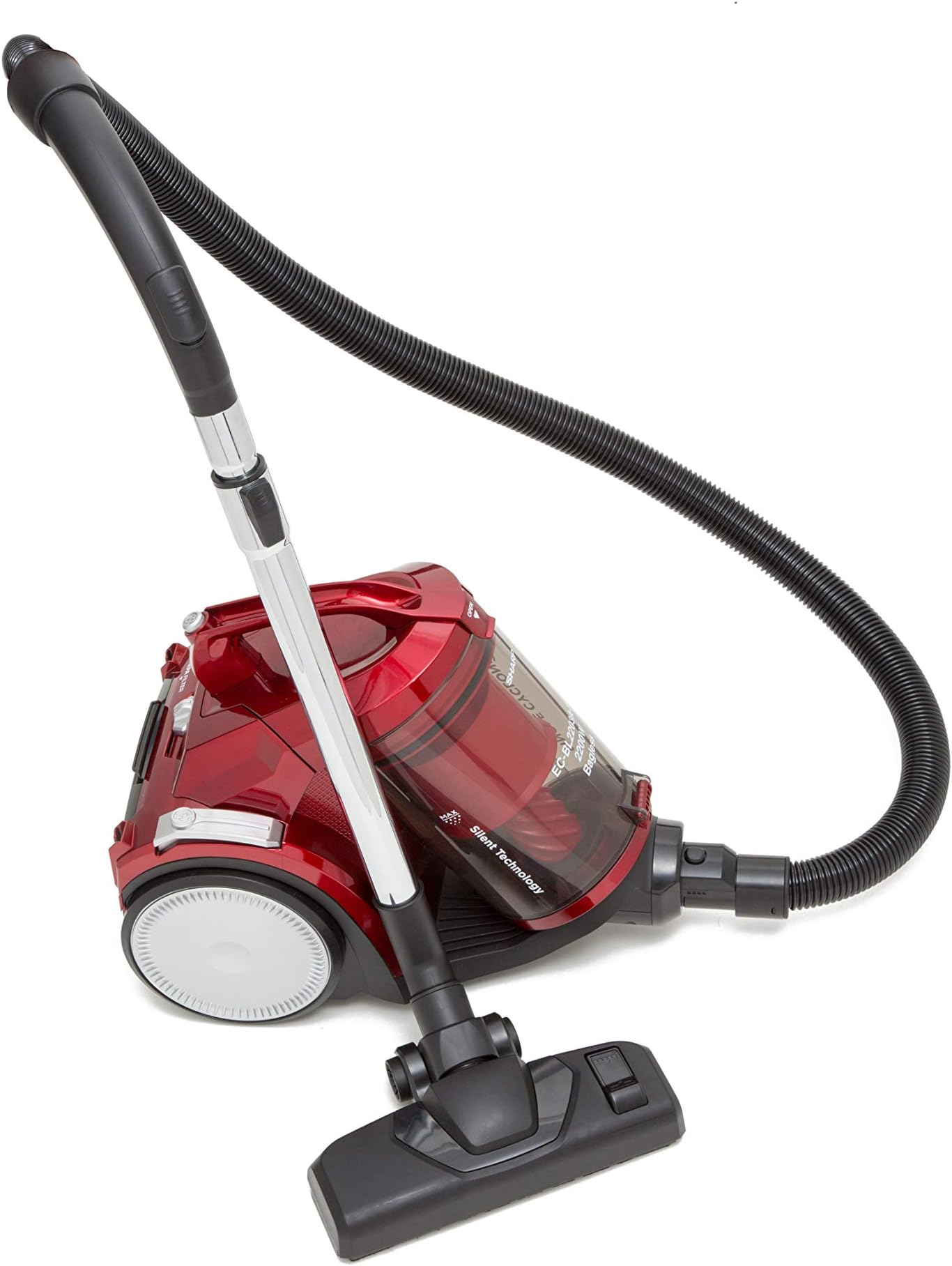 2200W SINGLE CYCLONE CANISTER BAGLESS VACUUM CLEANER SILENT TECHNOLOGY WITH HEPA FILTER EC-BL2203A-RZ