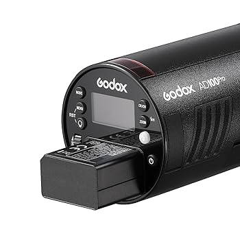 GODOX  AD100Pro 未使用品　バッテリー無 Amazon.com : Godox AD100 Pro AD100Pro Round Head Flash, 2.4G