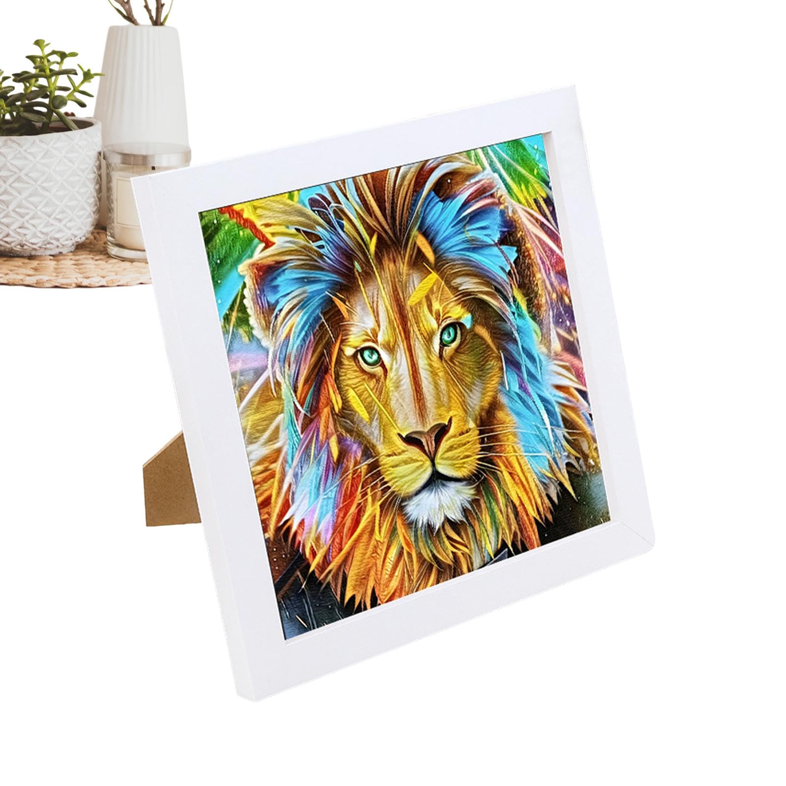 Cadre photo en acrylique coloré pour animaux domestiques