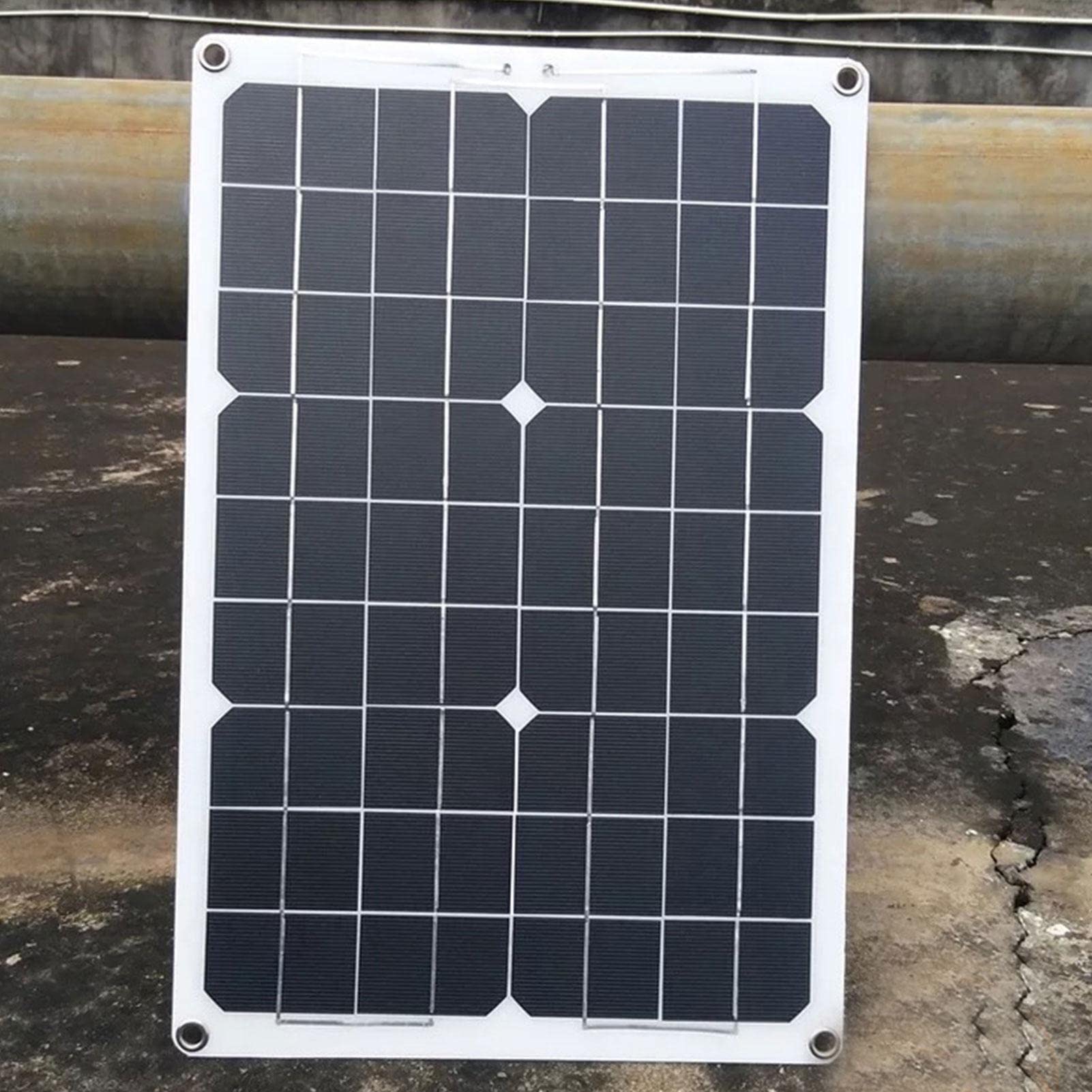 Pannelli Solari Per Case, Kit Fotovoltaico 4000W Pannello Solare Monocristallino Inverter con doppia porta USB | Impianto Solare Completo per Cam-per, Rimorchi, Marine, Off-Grid