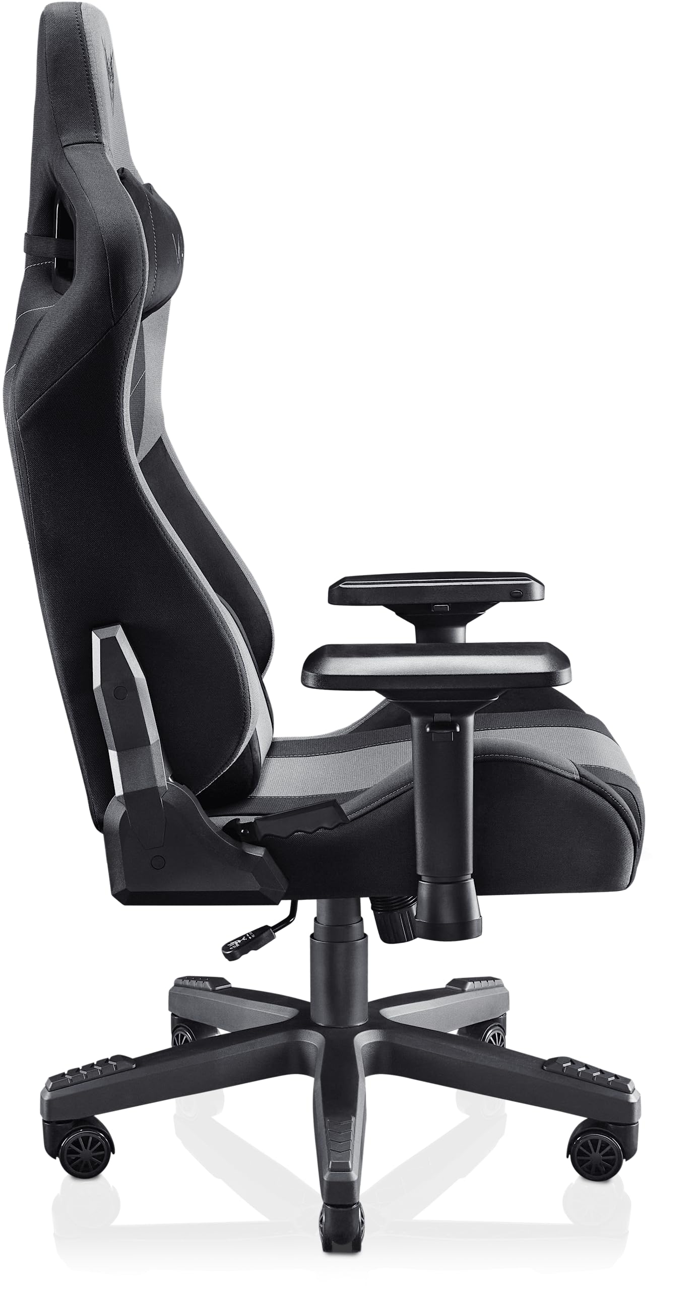 VALK Gaia - Silla Gaming de Tela Transpirable, Silla Oficina Ergonomica, Reclinable 160º, Reposabrazos 4D, Pistón Gas Clase 4, Silla Gamer Profesional (Negro Ónix)