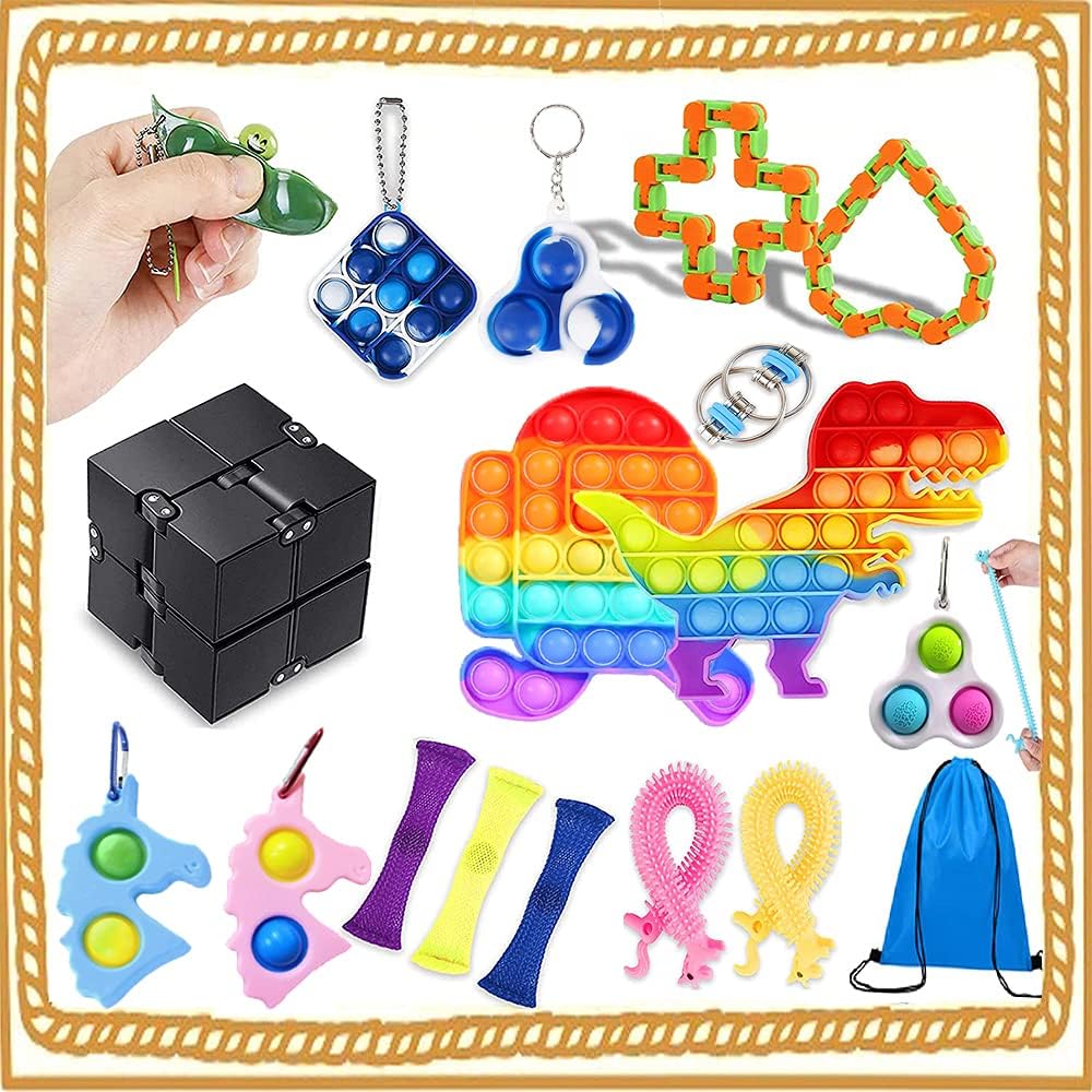 Hodofice Pop Fidget Toy Set It Stress Relief and Anxiety Anti-Stress ...