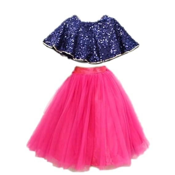 Tilism Girls crop top ponchu style lehenga choli