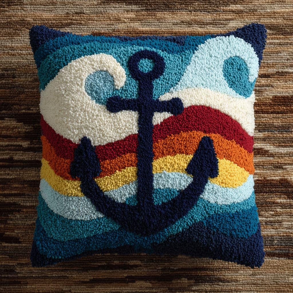 Latch Hook Cushion Kits Latch Hook Kit,Anchor