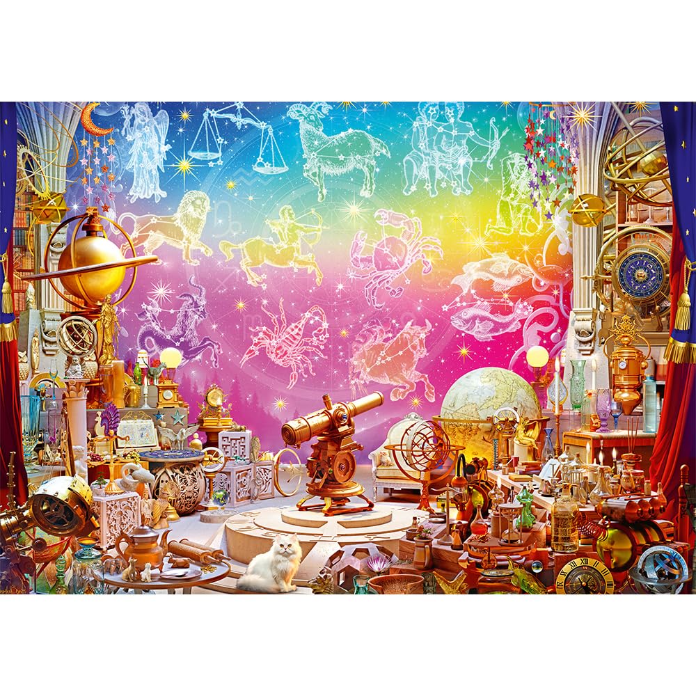 Trefl - Puzzle 2w1: Kosmos i Kryształy - 2 x 500 Elementów - Zestaw Dwóch Układanek, DIY, Kreatywna Rozrywka, dla Dorosłych i Dzieci od 10 lat