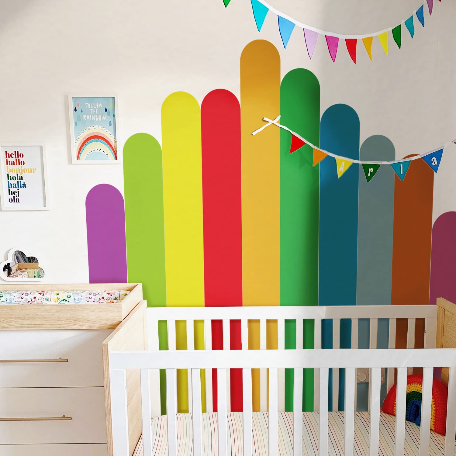 Stripes Wall Border Decals Floral Border Wall Stickers Buy Online Or