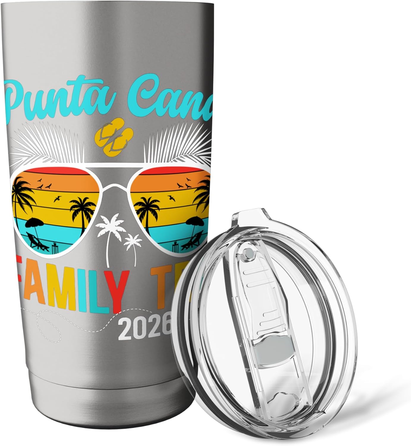 Punta Cana Family Trip 2026 Punta Cana Family Vacation Stainless Steel Insulated Tumbler image 5