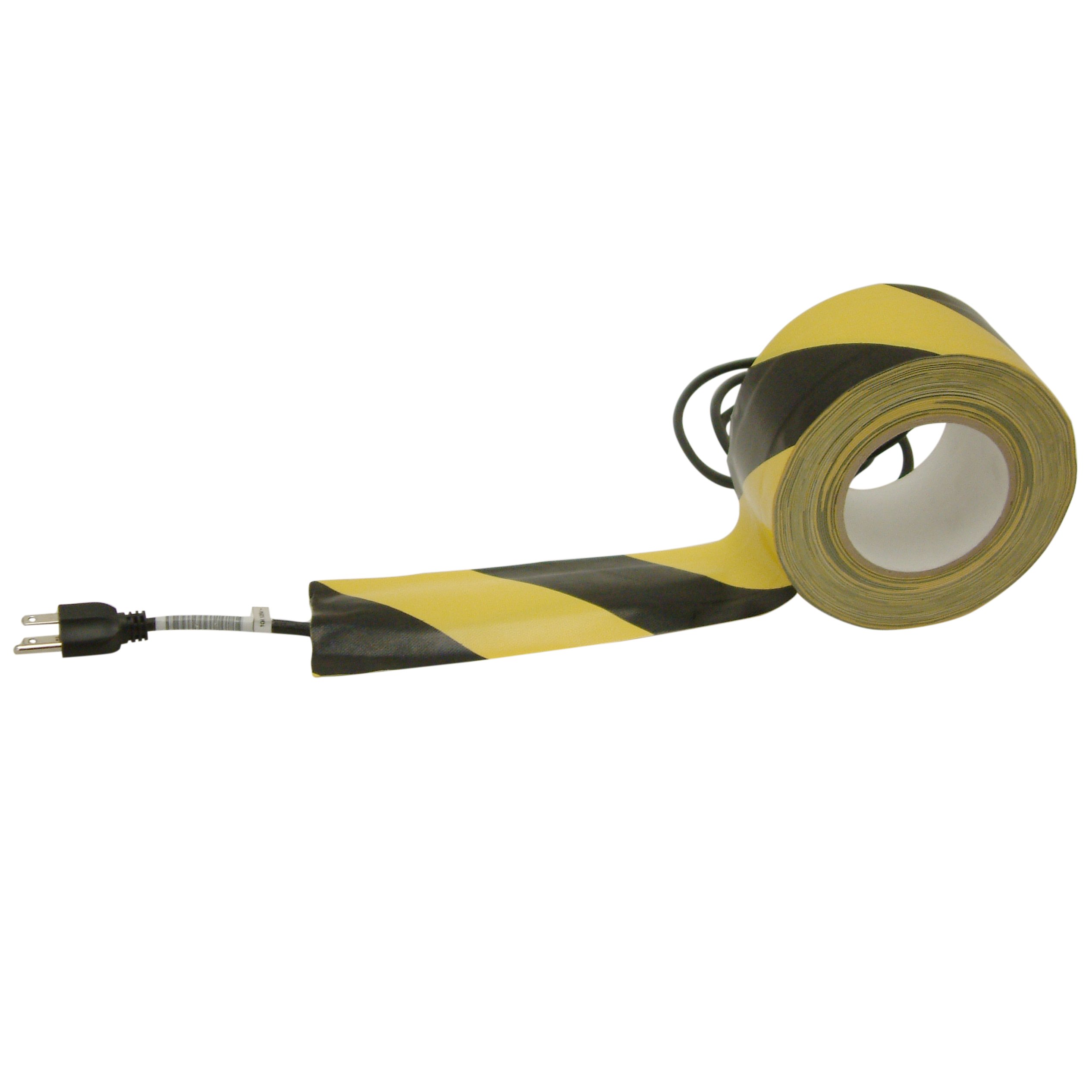 j.v. Convertir j70-wl Câble Zone Ruban adhésif 4 In. X 39.4 Yds. (96Mm X 39.4 Yds.) Black With Yellow Stripes