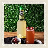 Vista 3 de Finest Call Mezcla de bebida agria de jugo de lima premium, botella de 1 litro (33.8 onzas líquidas), paquete de 3