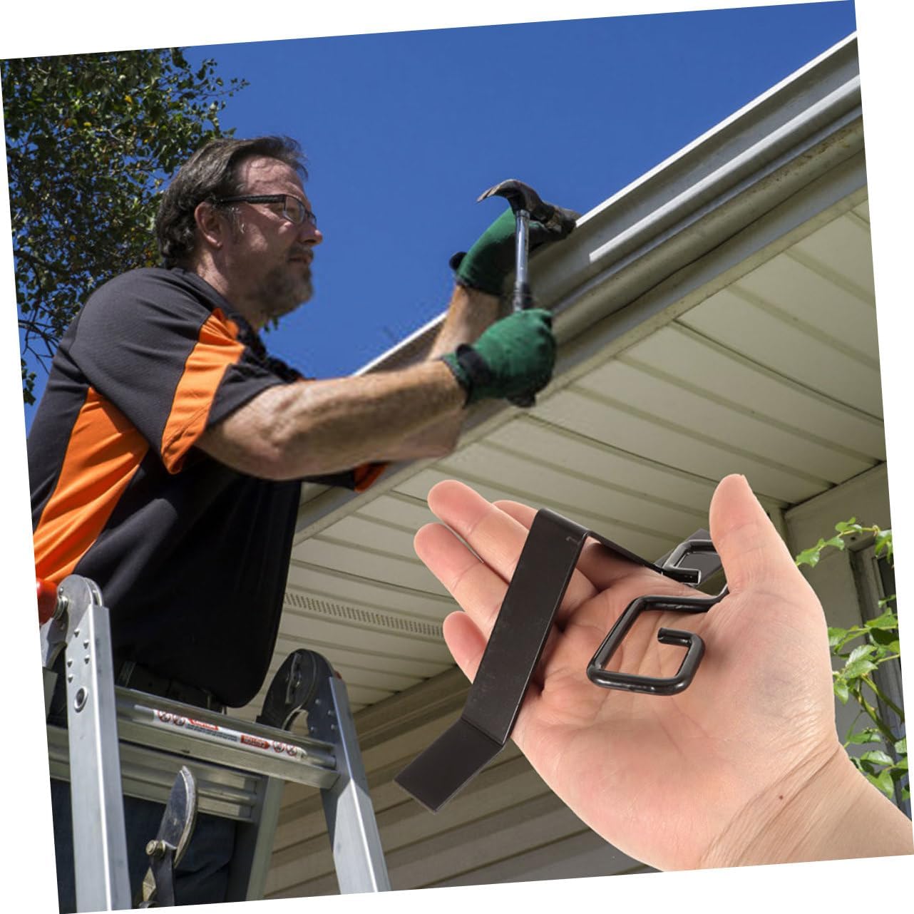 Sturdy Metal Rain Chain Basin Decorative Gutter Chain Outdoor Rain Decor