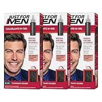Just For Men Colorante In Gel, Tinta Semipermanente Per Capelli Uomo