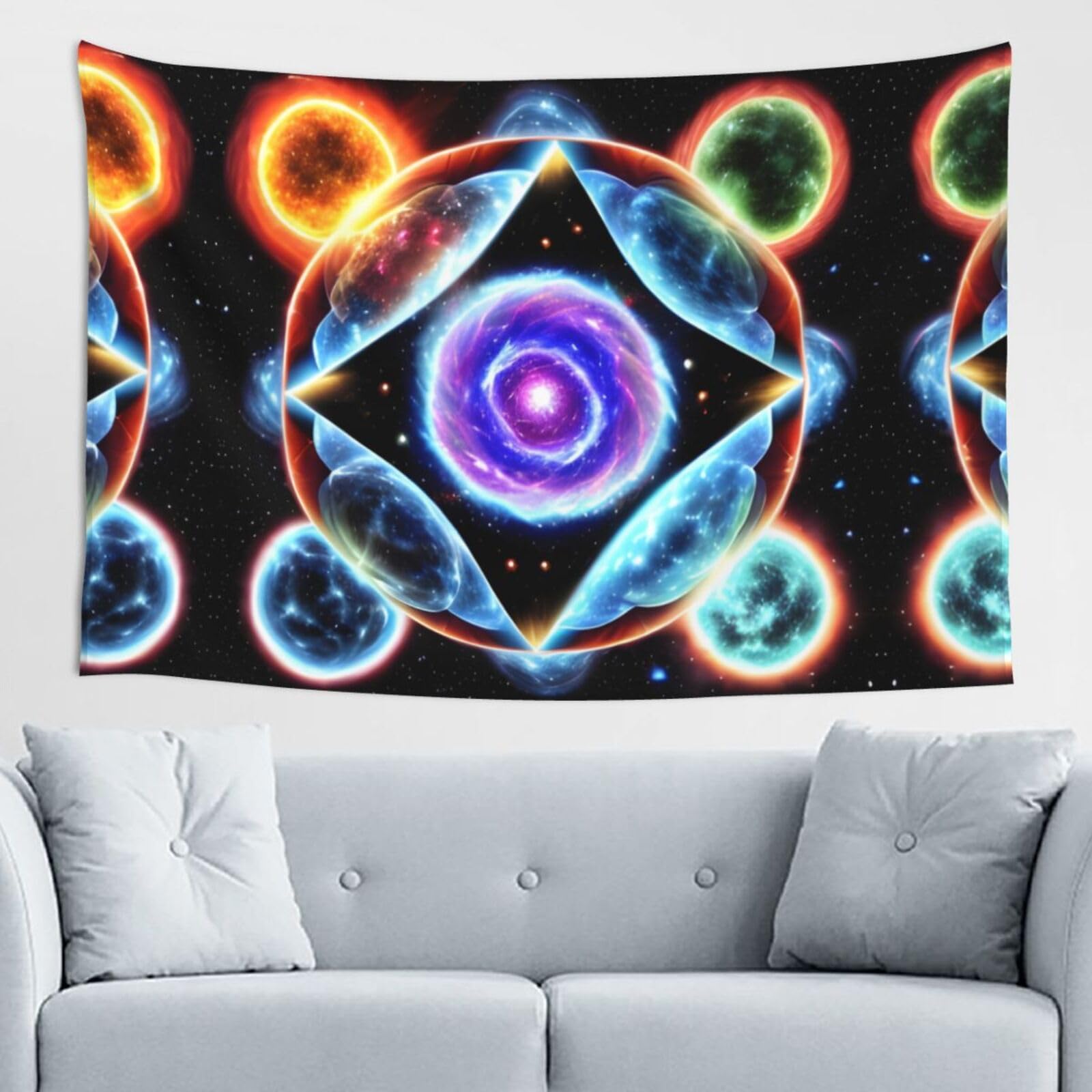 ZZYYDS Cosmic Stars Wall Decor Tapestry 60x40in, Wall Hanging, Home Decor, Dorm Decor, Porch Tapestry, etc.