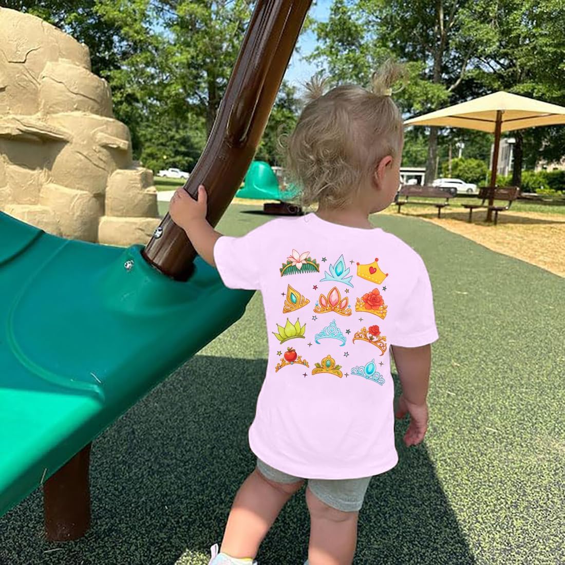 Princess Shirts Toddler Girl Magic Kingdom Kid Shirt Girls Trip Tee Holiday Magical Castle Vacation Short Sleeve Tops