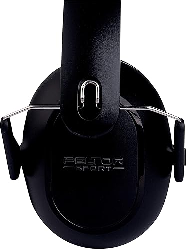 Miniatura 6 de Peltor Protección auditiva deportiva para jóvenes, NRR 22, negro, ideal para campo de tiro, caza, eventos ruidosos, silencioso, estudiar