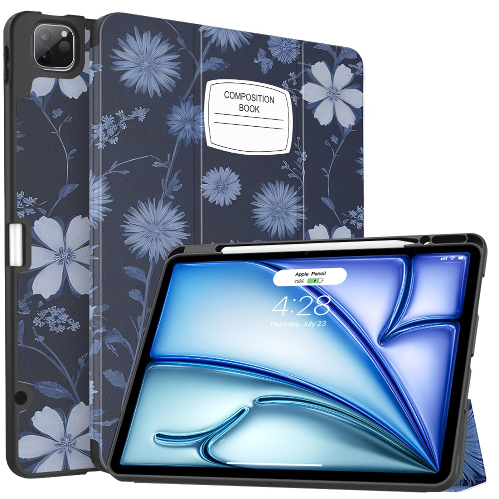 iPad Air m2 +apple pencil pro+純正カバー Apple Pencil第2世代専用 カバー iPad Pro 新型iPad 第6世代
