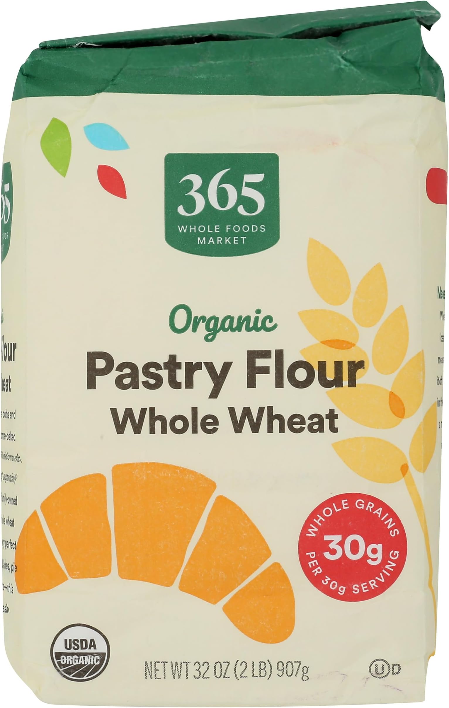 - 365 by Whole Foods Market, Organic Whole Wheat Pastry Flour, 2 LB