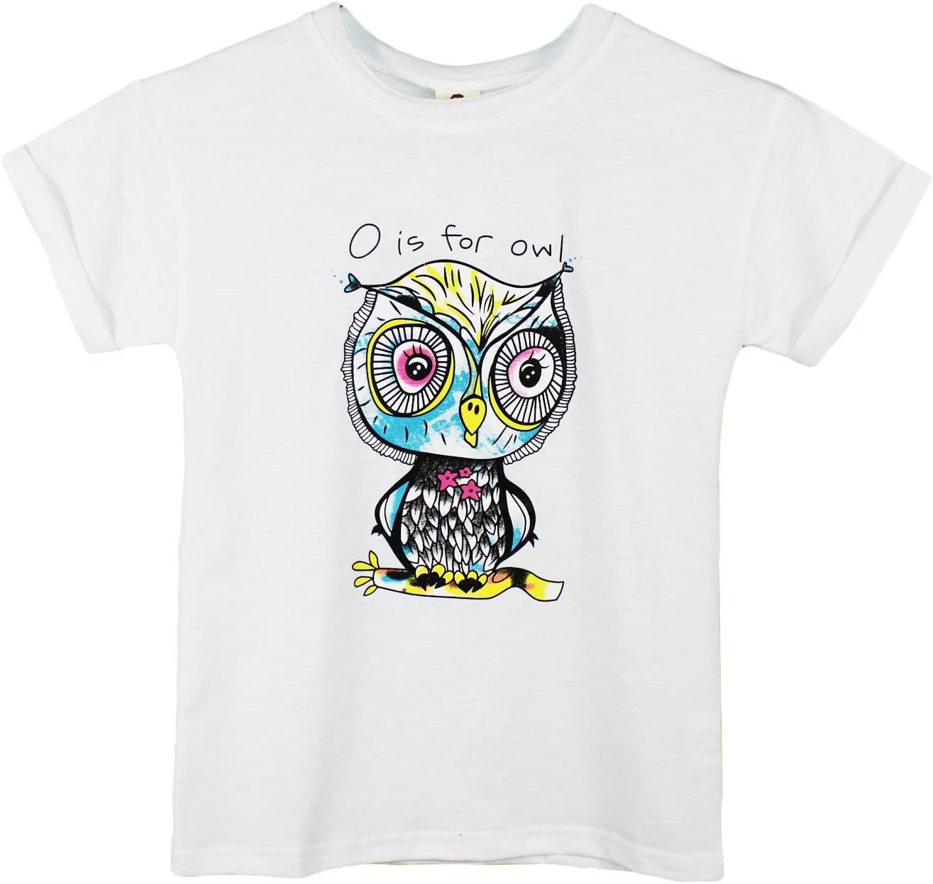 Baby Girls Casual Pure Tee for Picnic White 4