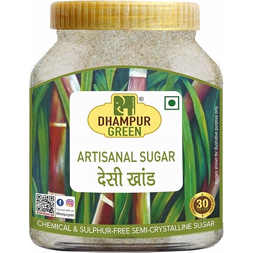 Dhampure Speciality Sulphurless Desi Khand 24Kg 800Gx3 Ca