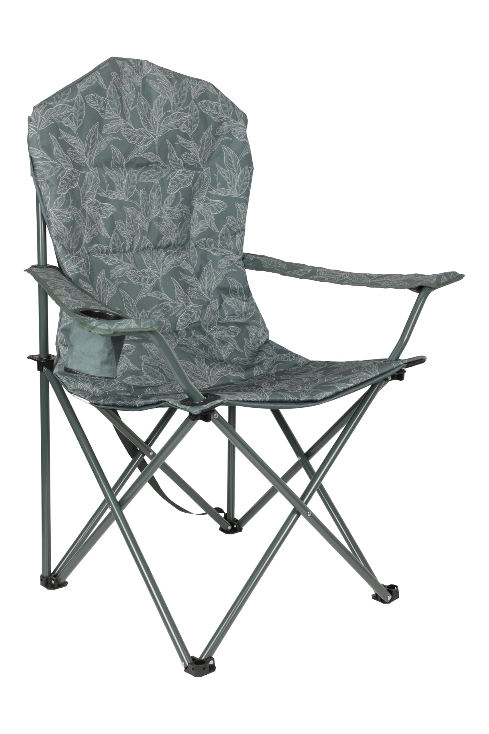 Mountain Warehouse Patterned Deluxe King Chair Dark Khaki One Size