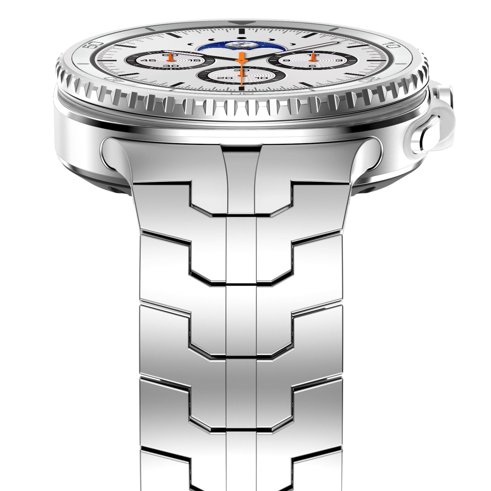 NewWays Metall Armband für Samsung Galaxy Watch 9/8 44mm 40mm | Metallband Kompatibel mit Galaxy Watch 8 Classic 46mm