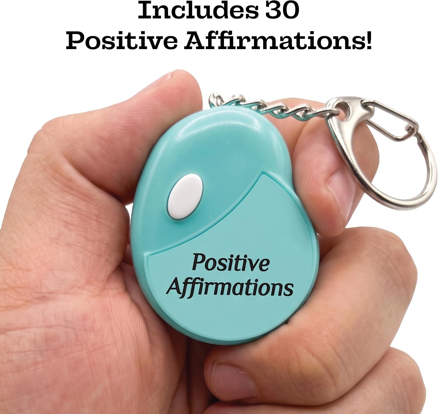 Positive Affirmations Keychain - Daily Encouragement Gift for Women image 2