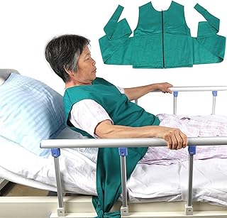 Vest Restraint Suit for Bed/Wheelchair, Anti Fall Elderly Bed Restraint with Back Zipper Closure, Sturdy Chest Restraint Band for Seniors with Dementia (S)