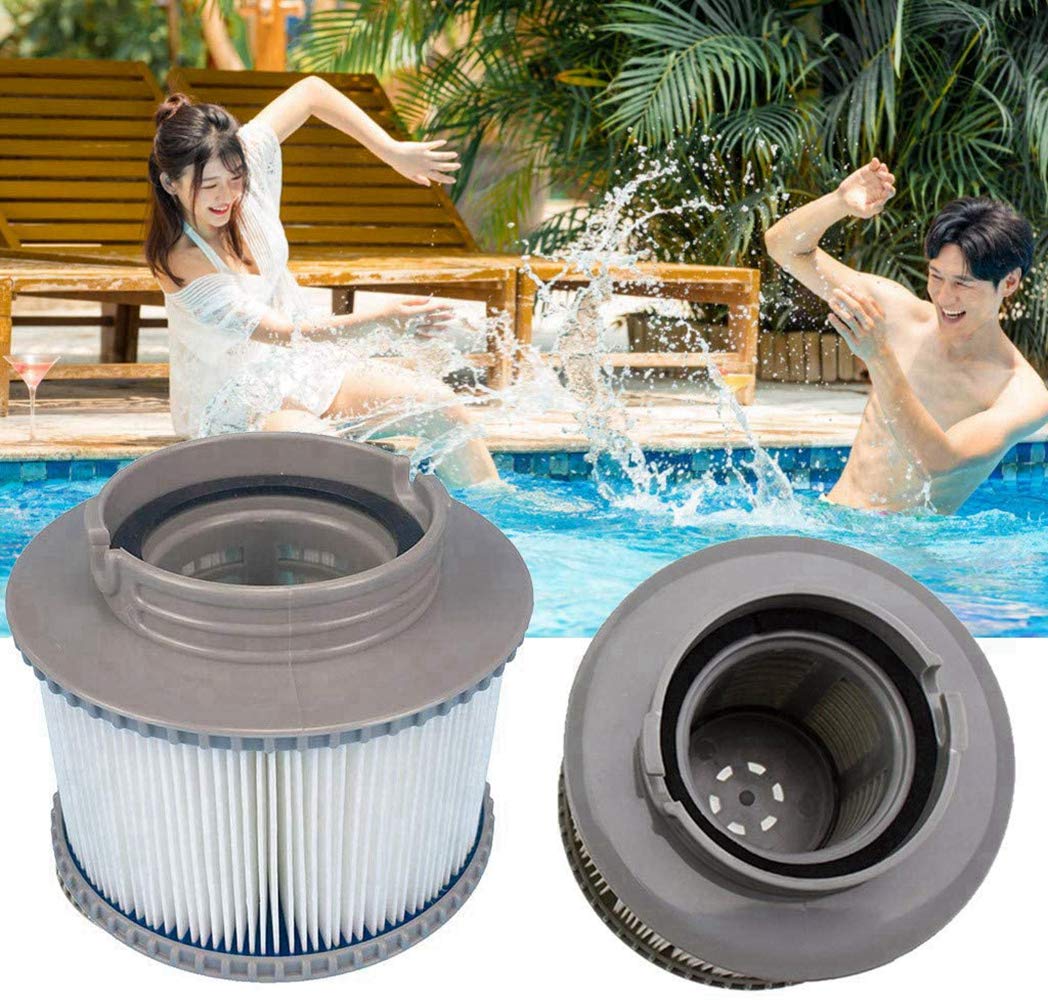 Intex 28482EX - Vasca Idromassaggio Gonfiabile Simple Spa, 4 Posti, Grigio, ⌀ 196x66 Cm - Foto 7