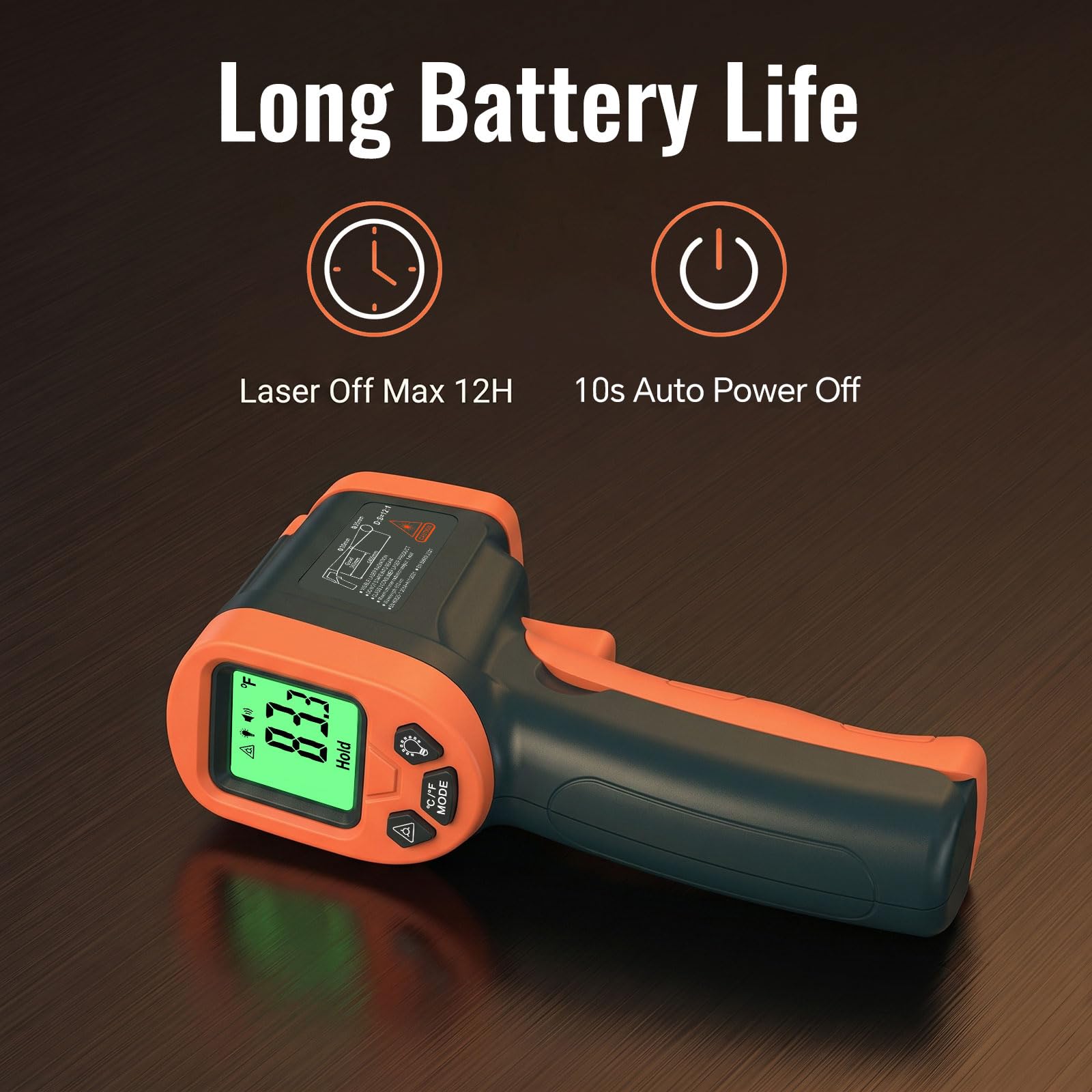 Infrared Thermometer Laser Gun - Accurate Temp Readings -9 Infrared Thermometer Laser Gun - Accurate Temp Readings -9