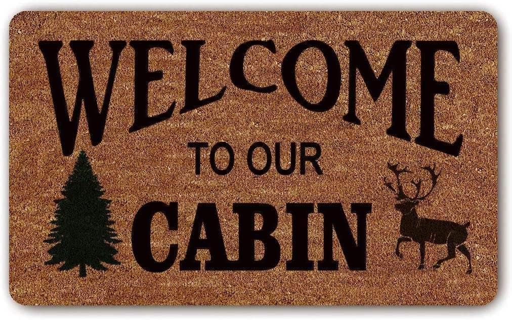 Atsbh Entrance Floor Mat Decorative Indoor Outdoor Doormat Hello Doormat