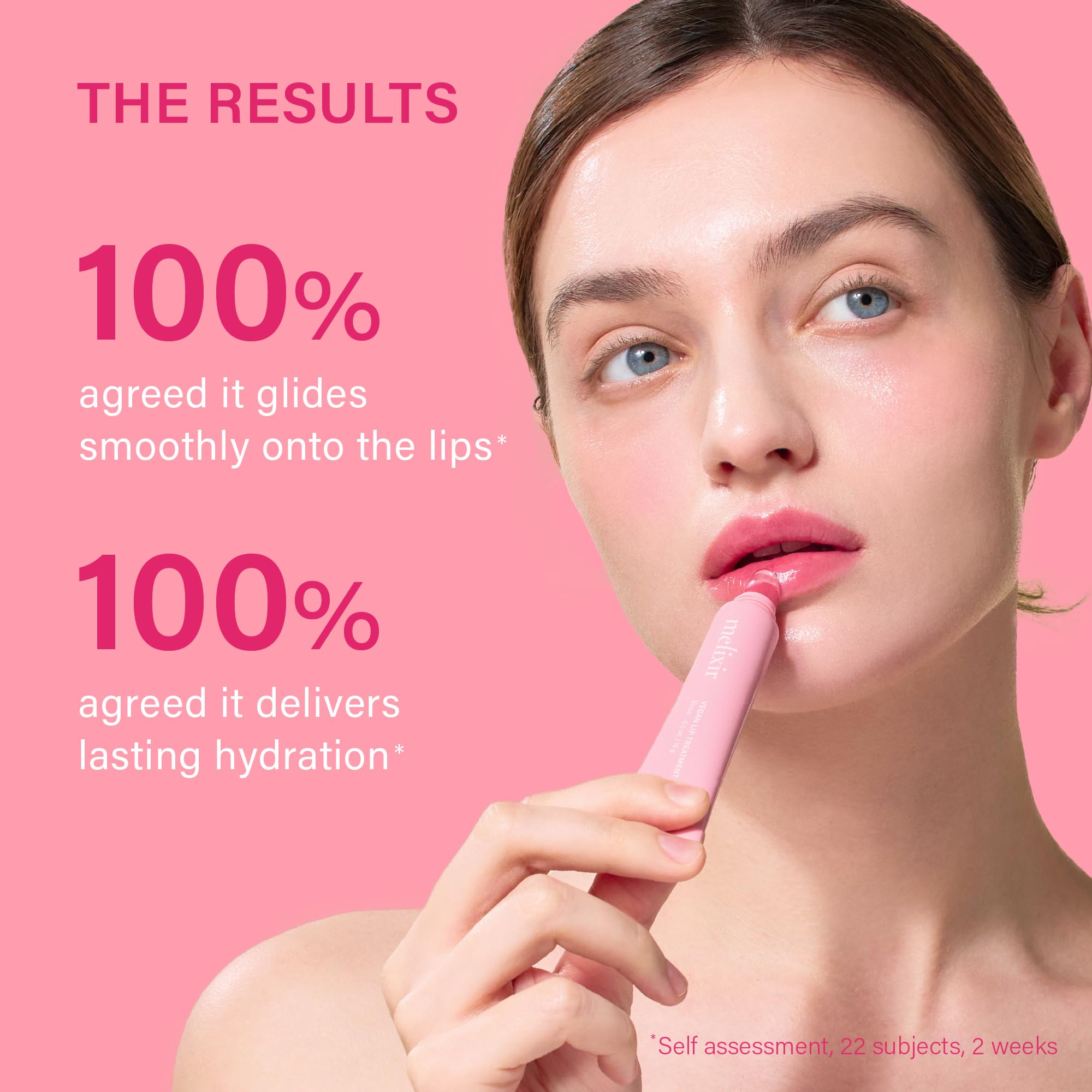Melixir Vegan Lip Treatment, Sheer Tinted Lip Balm for Instant Hydration & Shine, Moisturizing Lip Gloss, Infused with Vegan Collagen & Jojoba Oil, Cruelty-Free, Korean Skincare-4 Berry(0.5oz/15g)