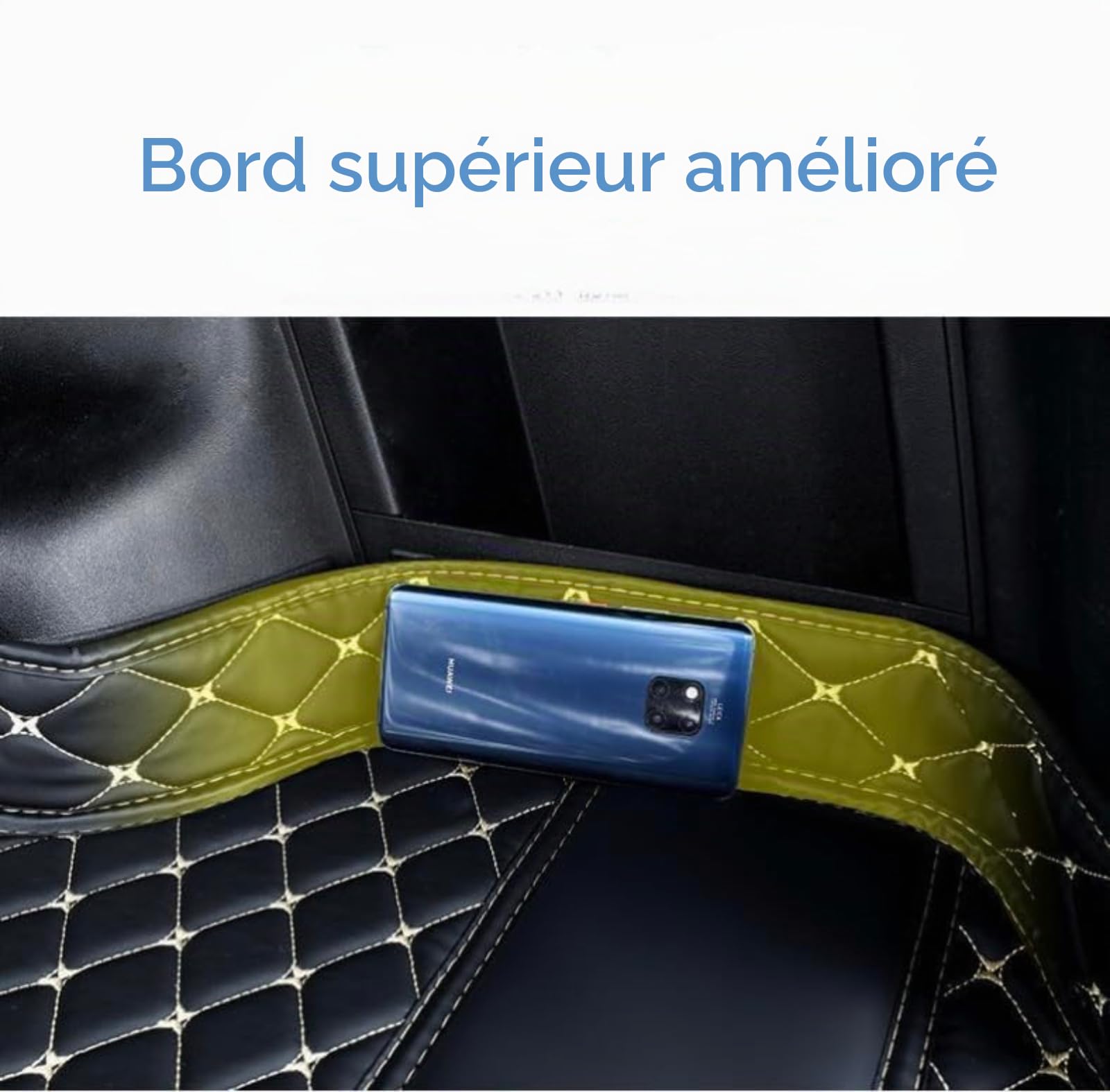 Tapis Coffre Voiture pour Peugeot 3008 GT Hybrid 2020-2025 Cuir Imperméable Antidérapant Protection Coffre Cargaison Doublure PoussièRe Accessories