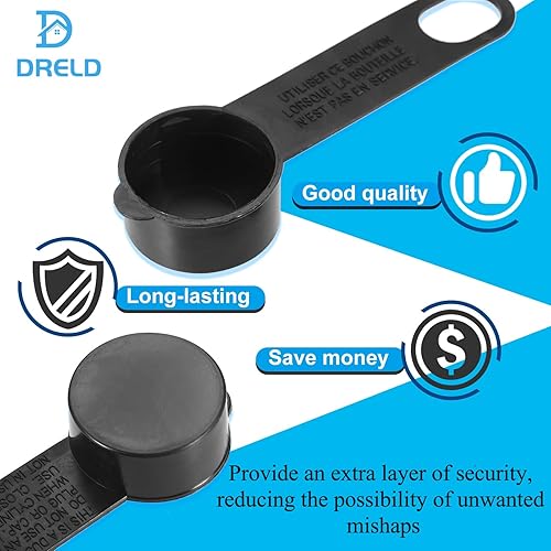 Miniatura 4 de DRELD 10 tapones de propano QCC1, tanque de propano OPD, válvula de llenado OPD, tapa de protección de rosca de ajuste de calibre para adaptador y