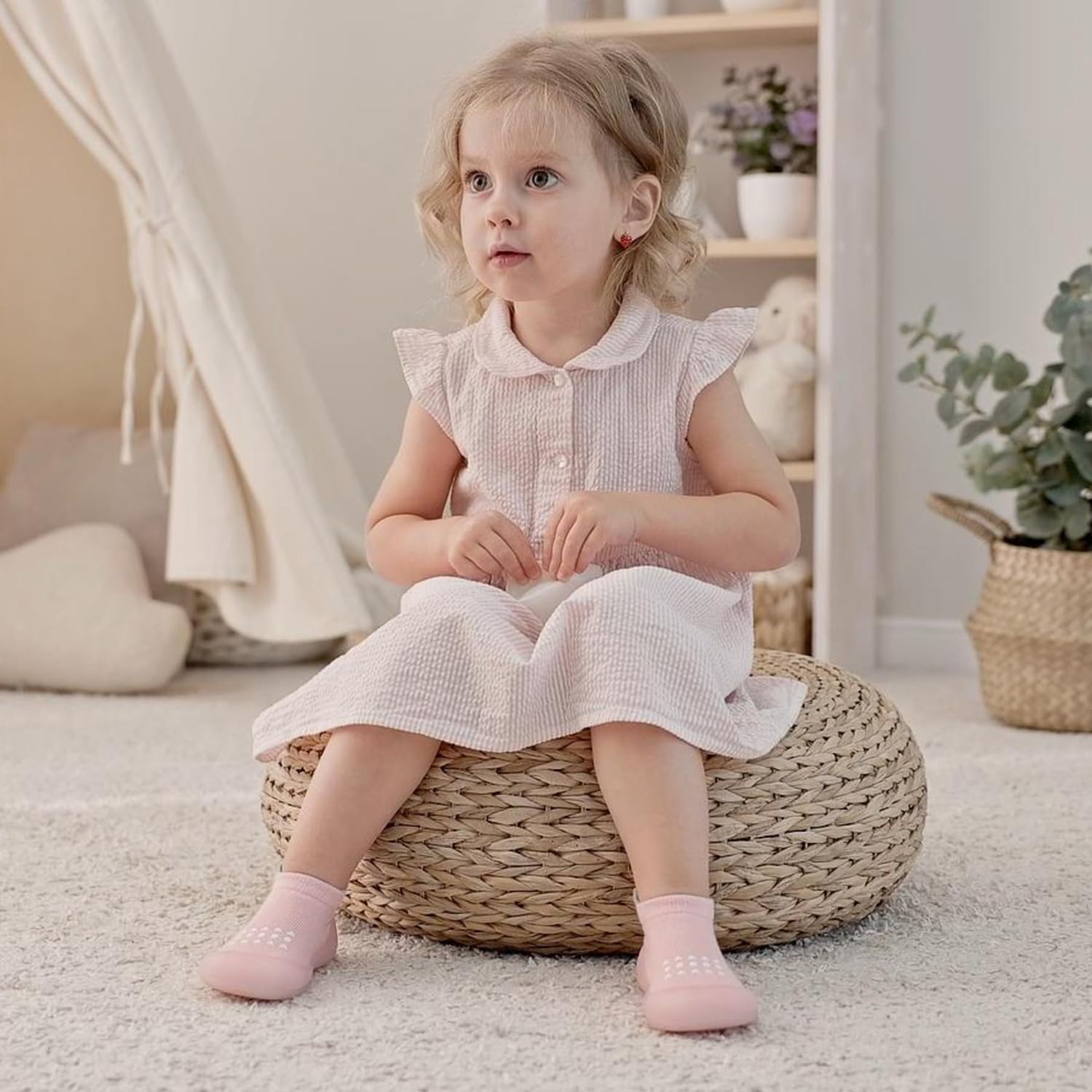 Baby Sock Shoes Baby Walking Shoes Infant Non-Slip Breathable Slippers with Soft Rubber Sole Baby Boys Girls Sneakers - Image 6