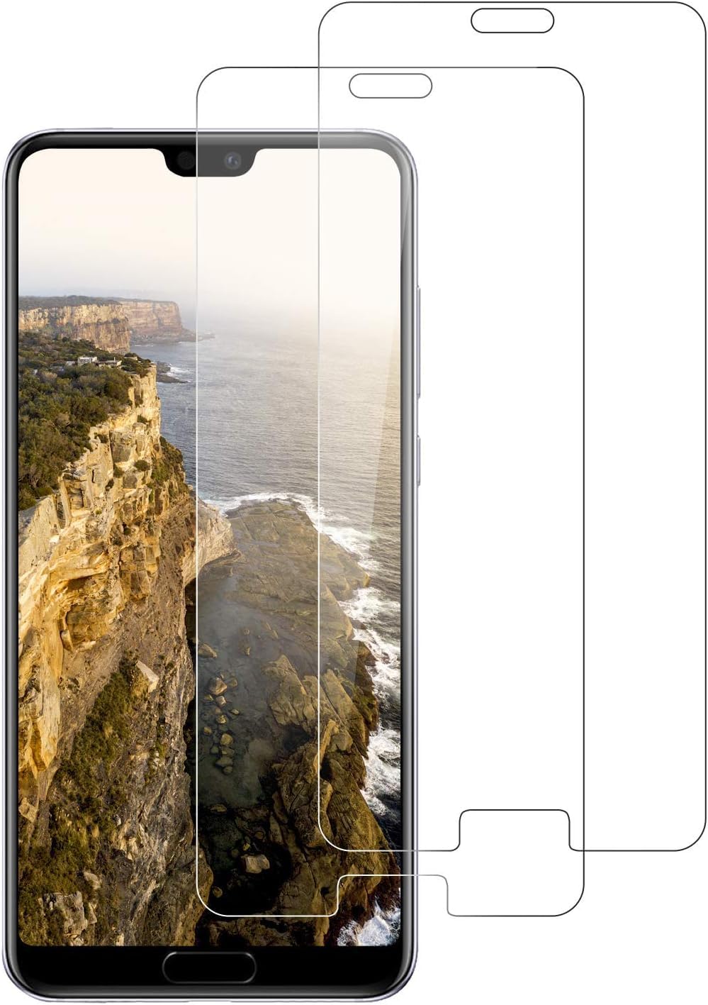 Protector de pantalla de vidrio templado para P2033336 HD ultra transparente, inastillable, fácil instalación, sin burbujas, dureza 9H, antihuellas, antiarañazos, compatible con fundas