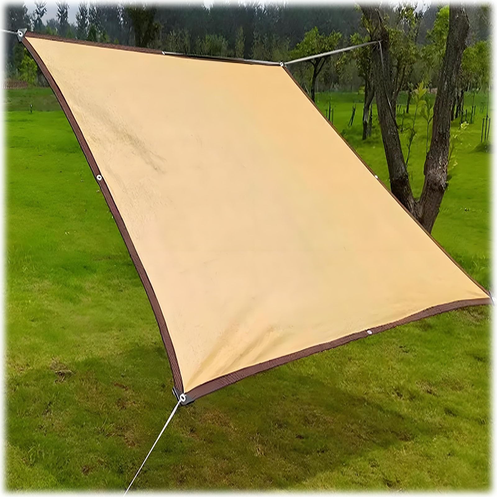 Toile d'ombrage pour serre contre la chaleur bâche de protection plantes 3x6m