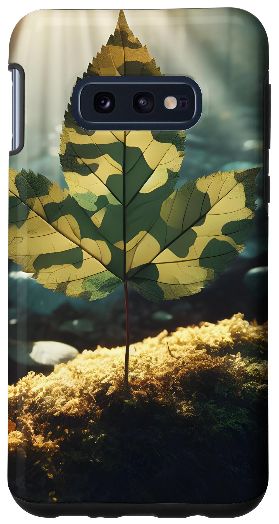 Galaxy S10e CamoLeaf Light Camouflage Pattern Nature Forest Case
