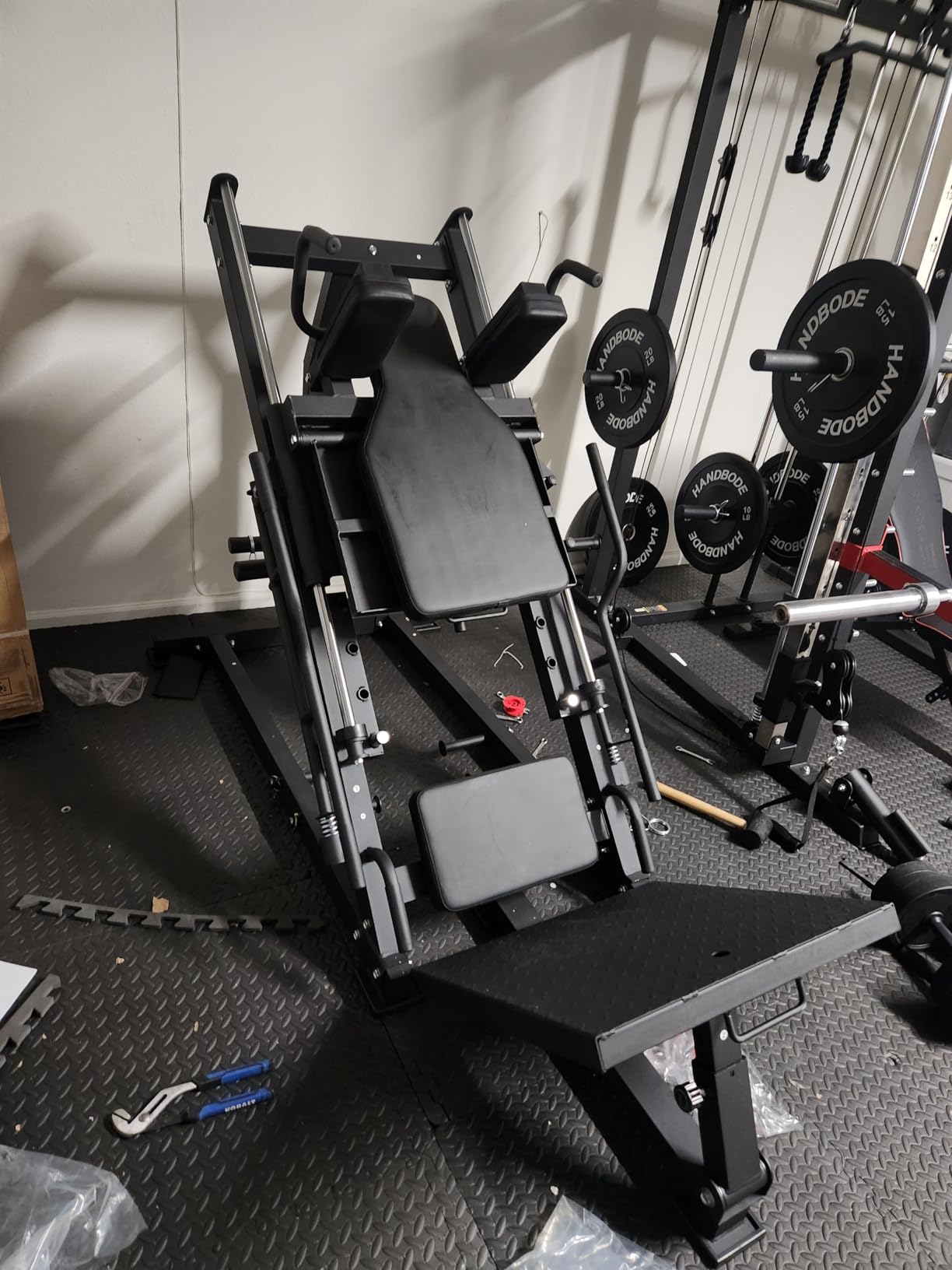 $17/mo - Finance Garvee Leg Press Hack Squat Machine 2 in 1 Combo ...