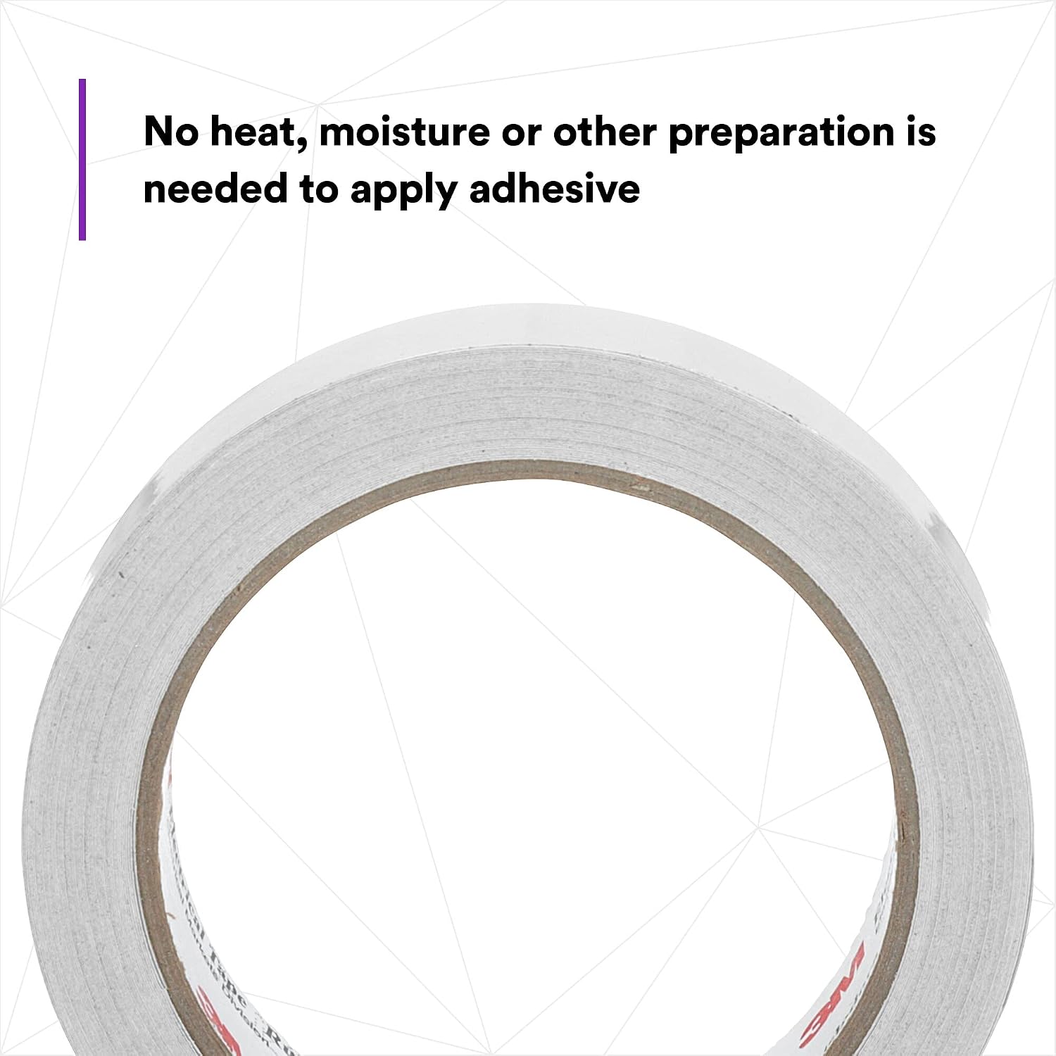 3M EMI Aluminum Foil Shielding Tape 1170, Pressure Sensitive, Flame Retardant, 2 in x 18 yd, 1 Roll