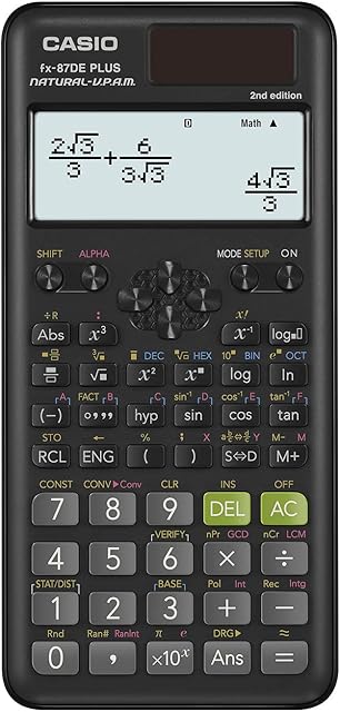 Casio FX-87DEPLUS-2 Scientific Technical School Calculator Technical school calculator